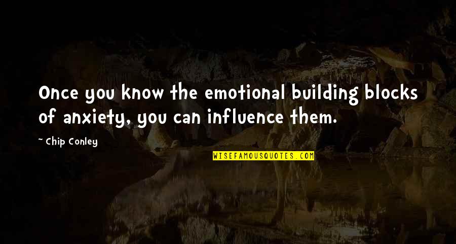 Anxiety Of Influence Quotes By Chip Conley: Once you know the emotional building blocks of