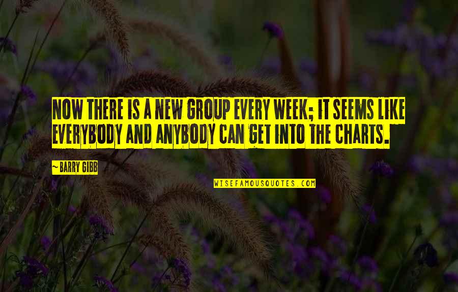 Anybody There Quotes By Barry Gibb: Now there is a new group every week;