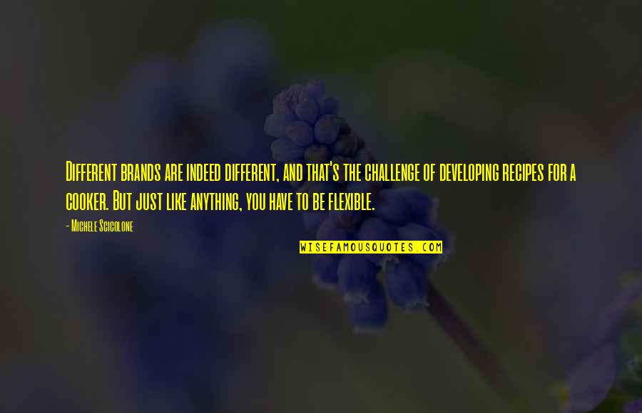 Anything For You Quotes By Michele Scicolone: Different brands are indeed different, and that's the Anything For You Quotes By Michele Scicolone: Different brands are indeed different, and that's the