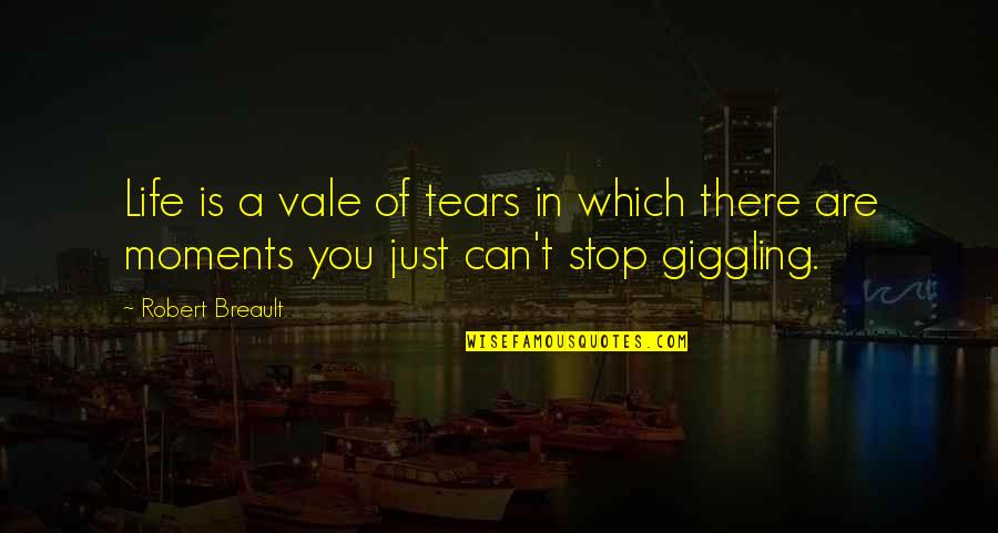 Anzahl Corona Quotes By Robert Breault: Life is a vale of tears in which