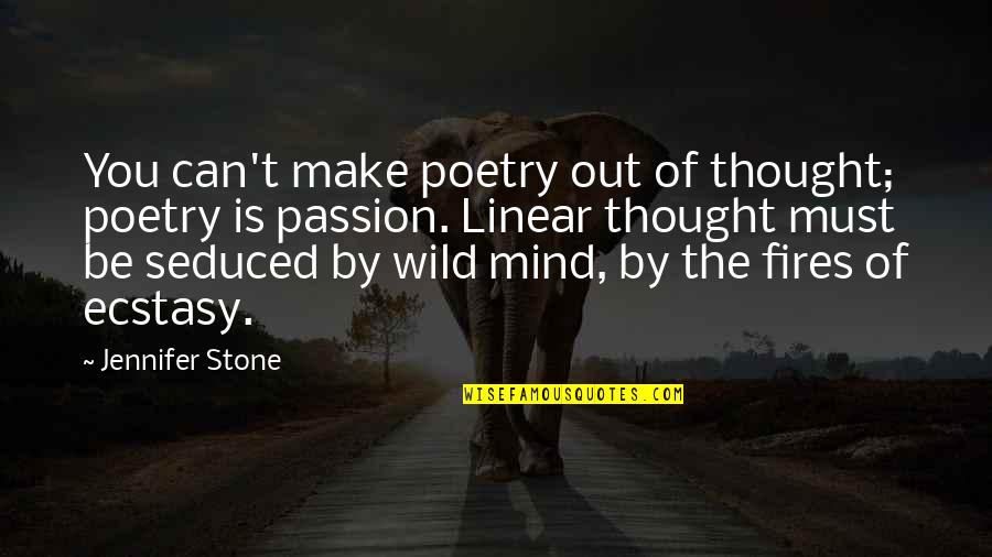 Anzalone Electric Quotes By Jennifer Stone: You can't make poetry out of thought; poetry Anzalone Electric Quotes By Jennifer Stone: You can't make poetry out of thought; poetry