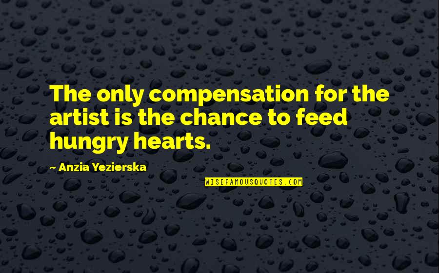 Anzia Yezierska Quotes By Anzia Yezierska: The only compensation for the artist is the