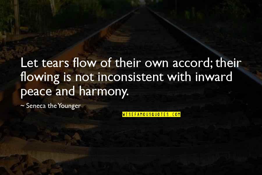 Aotearoa Quotes By Seneca The Younger: Let tears flow of their own accord; their