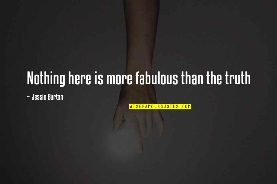 Apella Minedu Quotes By Jessie Burton: Nothing here is more fabulous than the truth Apella Minedu Quotes By Jessie Burton: Nothing here is more fabulous than the truth