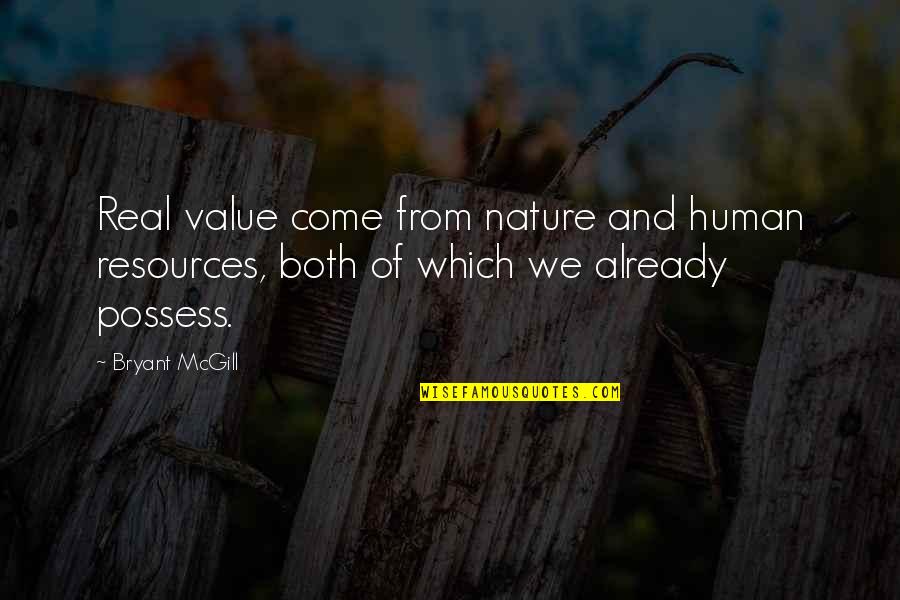 Api Stock Quotes By Bryant McGill: Real value come from nature and human resources,