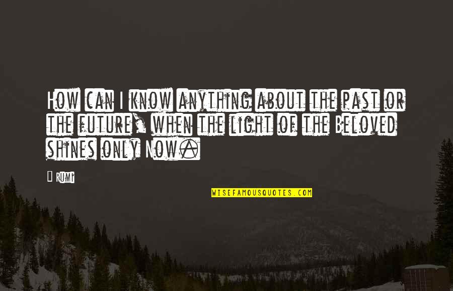 Apjtu Quotes By Rumi: How can I know anything about the past Apjtu Quotes By Rumi: How can I know anything about the past