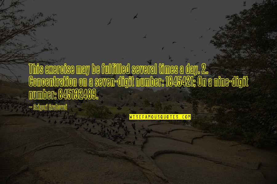 Apolline Delacour Quotes By Grigori Grabovoi: This exercise may be fulfilled several times a Apolline Delacour Quotes By Grigori Grabovoi: This exercise may be fulfilled several times a