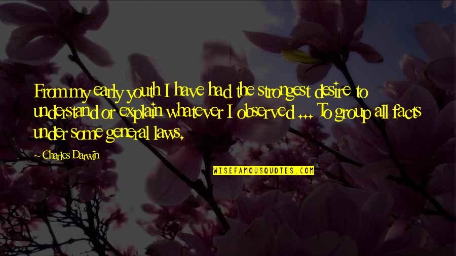 Apostolos Tassiopoulos Quotes By Charles Darwin: From my early youth I have had the Apostolos Tassiopoulos Quotes By Charles Darwin: From my early youth I have had the
