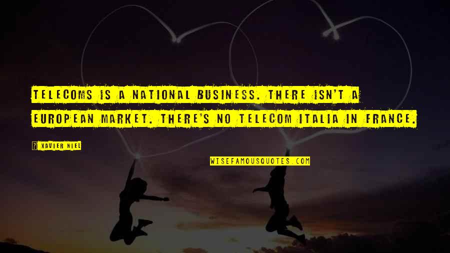 Appelhof B Quotes By Xavier Niel: Telecoms is a national business. There isn't a Appelhof B Quotes By Xavier Niel: Telecoms is a national business. There isn't a