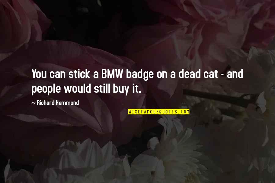 Appiled Quotes By Richard Hammond: You can stick a BMW badge on a