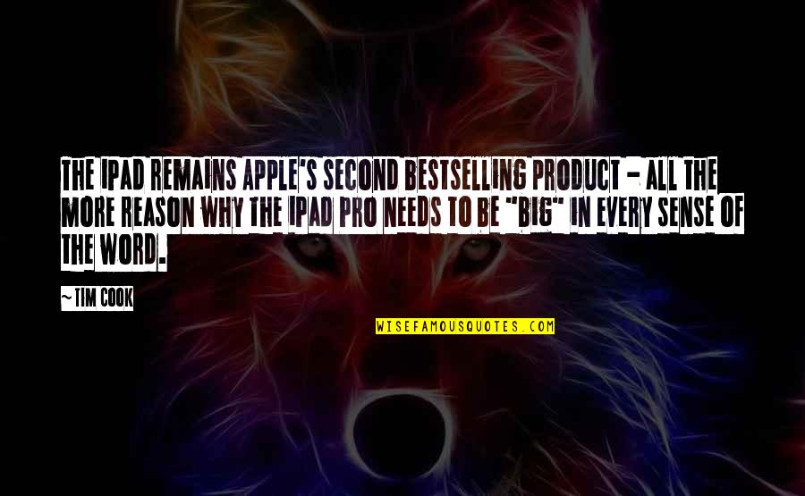 Apple Ipad Quotes By Tim Cook: The iPad remains Apple's second bestselling product - Apple Ipad Quotes By Tim Cook: The iPad remains Apple's second bestselling product -
