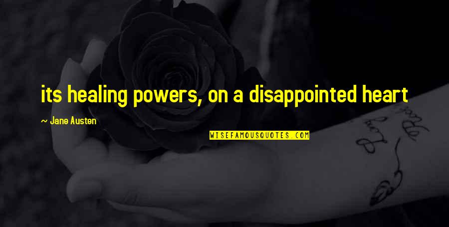 Appreciation Of Friendship Quotes By Jane Austen: its healing powers, on a disappointed heart Appreciation Of Friendship Quotes By Jane Austen: its healing powers, on a disappointed heart