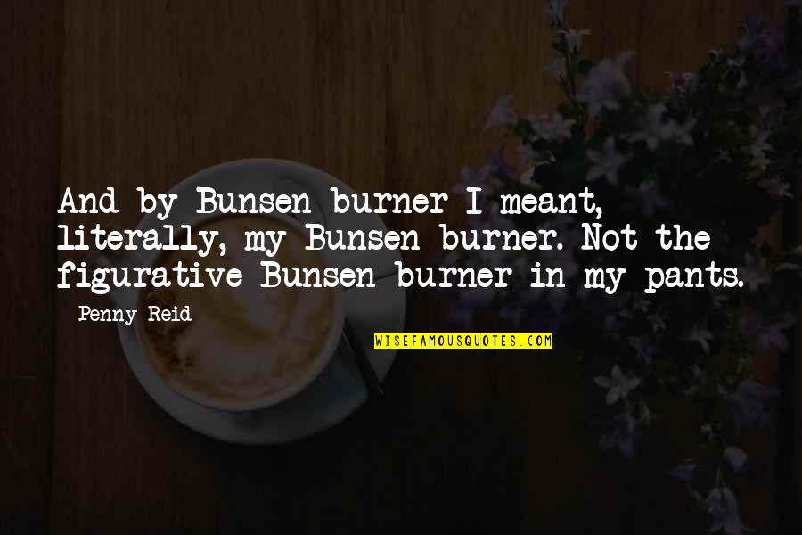 Approximations Quotes By Penny Reid: And by Bunsen burner I meant, literally, my