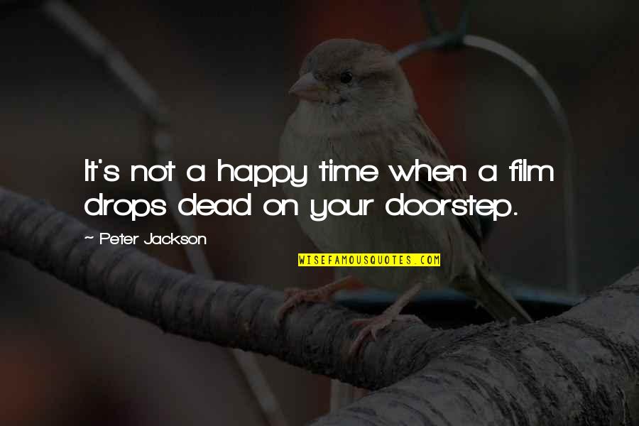 April 25th Quote Quotes By Peter Jackson: It's not a happy time when a film April 25th Quote Quotes By Peter Jackson: It's not a happy time when a film