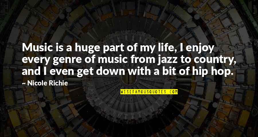 April Ludgate Time Is Money Quote Quotes By Nicole Richie: Music is a huge part of my life, April Ludgate Time Is Money Quote Quotes By Nicole Richie: Music is a huge part of my life,
