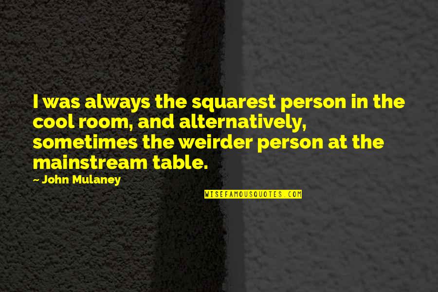 Apriva Sweetener Quotes By John Mulaney: I was always the squarest person in the Apriva Sweetener Quotes By John Mulaney: I was always the squarest person in the