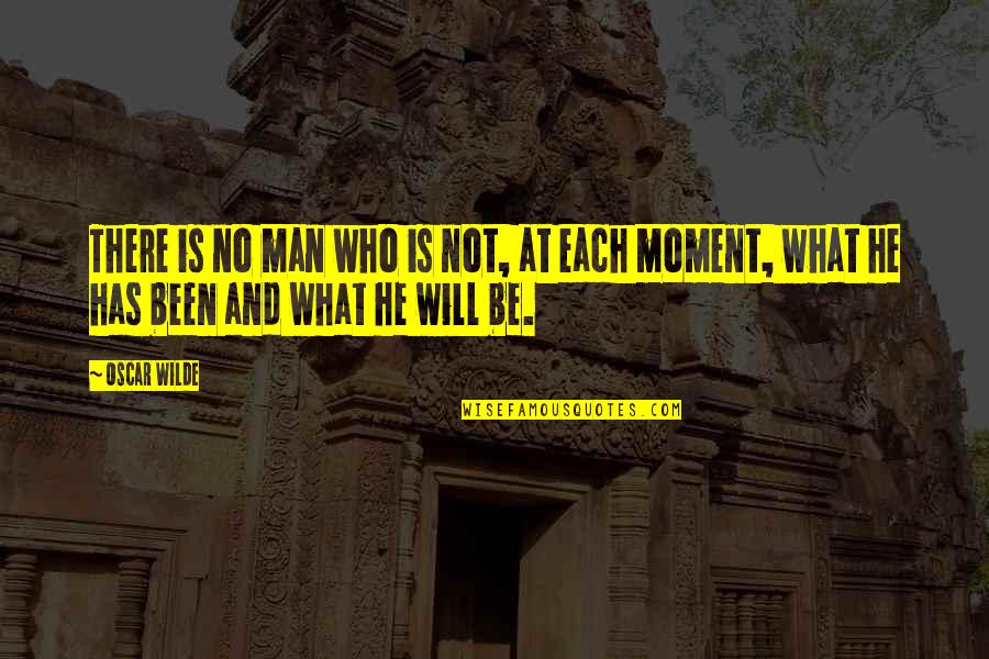 Aqua Mix Quotes By Oscar Wilde: There is no man who is not, at