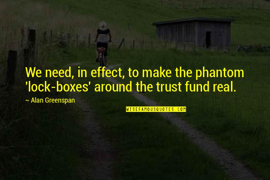 Aquinas Latin Quotes By Alan Greenspan: We need, in effect, to make the phantom