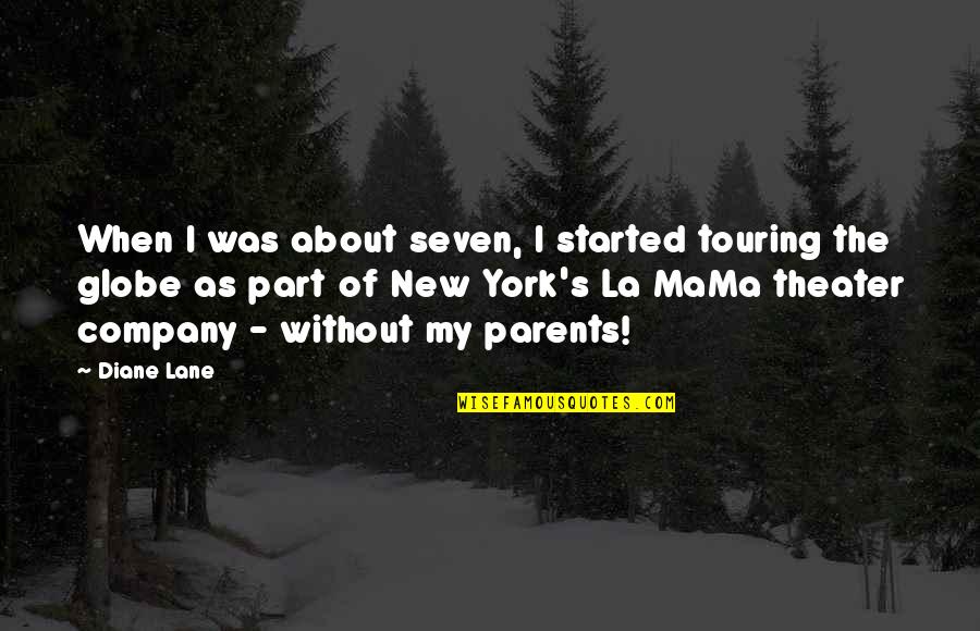 Aratrum Quotes By Diane Lane: When I was about seven, I started touring Aratrum Quotes By Diane Lane: When I was about seven, I started touring