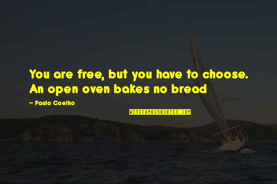 Aravis Ce Quotes By Paulo Coelho: You are free, but you have to choose.