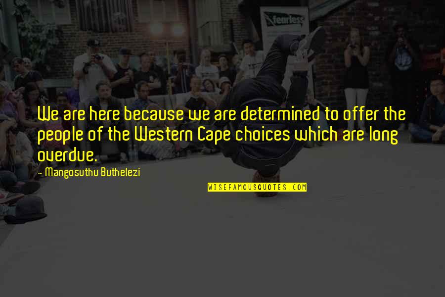 Arboreta Plant Quotes By Mangosuthu Buthelezi: We are here because we are determined to Arboreta Plant Quotes By Mangosuthu Buthelezi: We are here because we are determined to