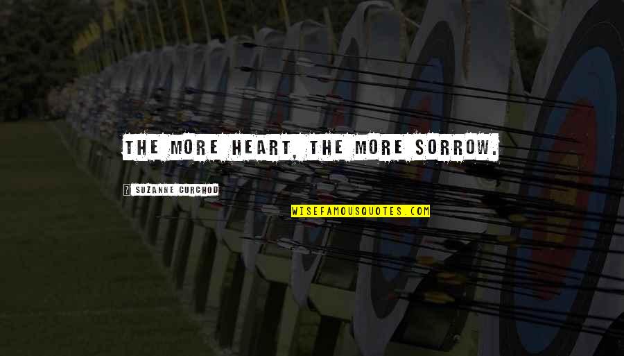 Arctic Monkeys Music Quotes By Suzanne Curchod: The more heart, the more sorrow.