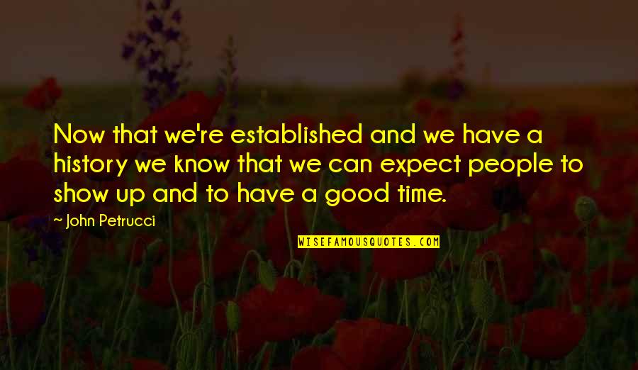 Arcum Astrolabe Quotes By John Petrucci: Now that we're established and we have a Arcum Astrolabe Quotes By John Petrucci: Now that we're established and we have a