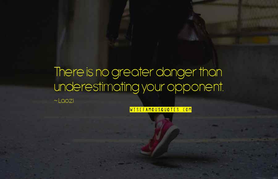 Ardila Volante Quotes By Laozi: There is no greater danger than underestimating your