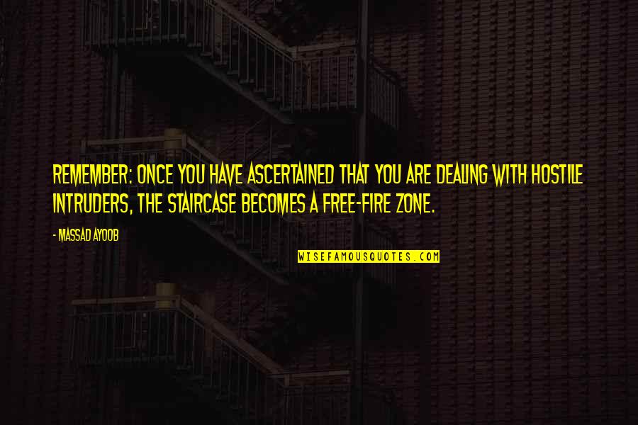 Are You Free Quotes By Massad Ayoob: Remember: once you have ascertained that you are
