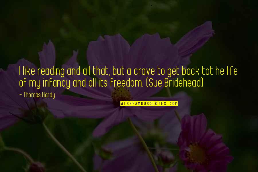 Arelle Valla Quotes By Thomas Hardy: I like reading and all that, but a