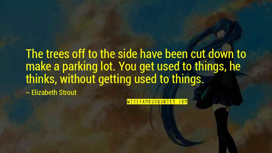 Arene Organic Chemistry Quotes By Elizabeth Strout: The trees off to the side have been