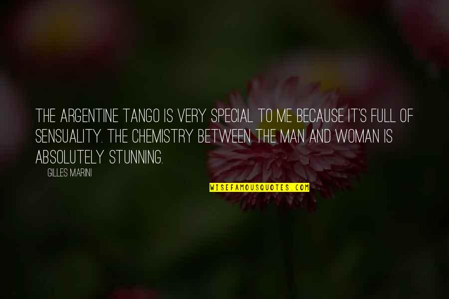 Argentine Quotes By Gilles Marini: The Argentine tango is very special to me