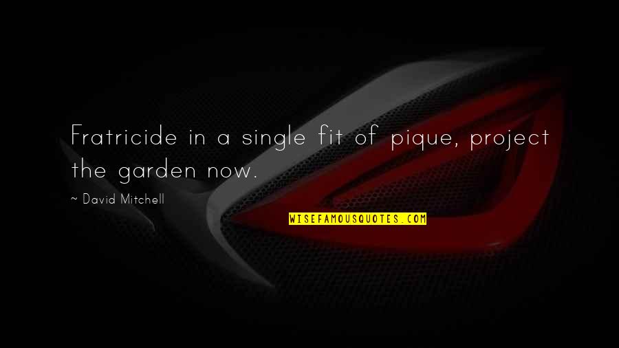 Arghya Banerjee Quotes By David Mitchell: Fratricide in a single fit of pique, project Arghya Banerjee Quotes By David Mitchell: Fratricide in a single fit of pique, project