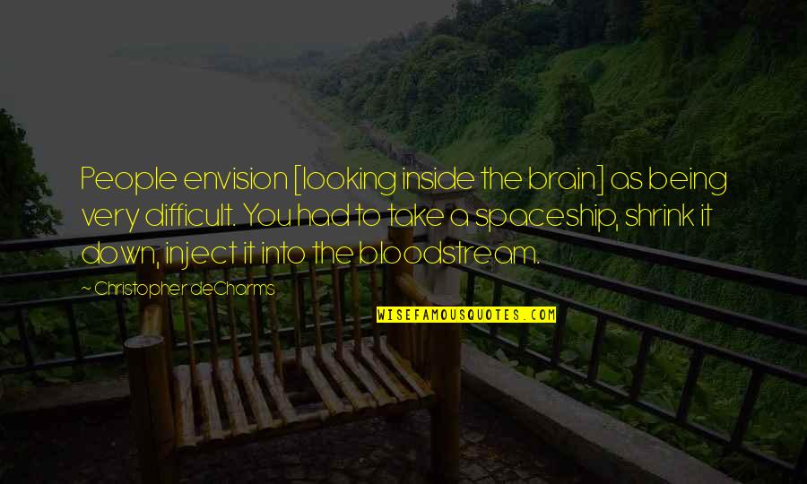 Arguelles Philippines Quotes By Christopher DeCharms: People envision [looking inside the brain] as being