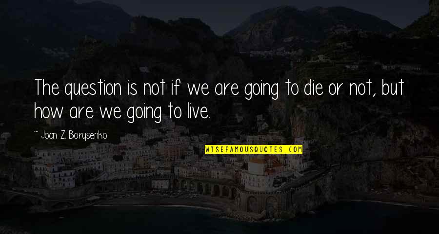 Argumenten Antiglobalisten Quotes By Joan Z. Borysenko: The question is not if we are going Argumenten Antiglobalisten Quotes By Joan Z. Borysenko: The question is not if we are going