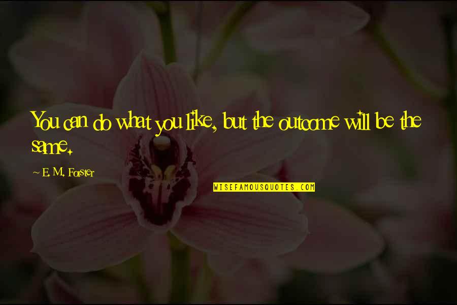 Arifoglu Spice Quotes By E. M. Forster: You can do what you like, but the