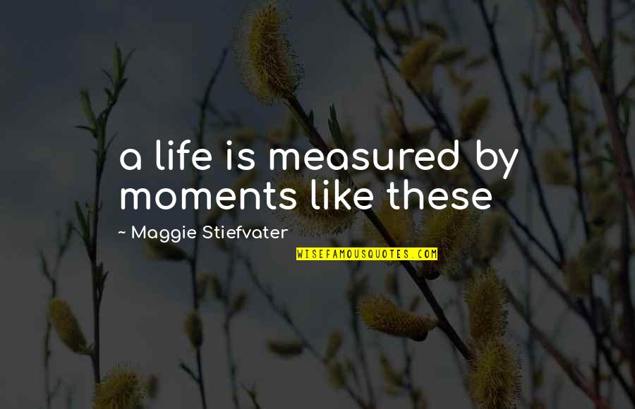 Arik Einstein Quotes By Maggie Stiefvater: a life is measured by moments like these Arik Einstein Quotes By Maggie Stiefvater: a life is measured by moments like these