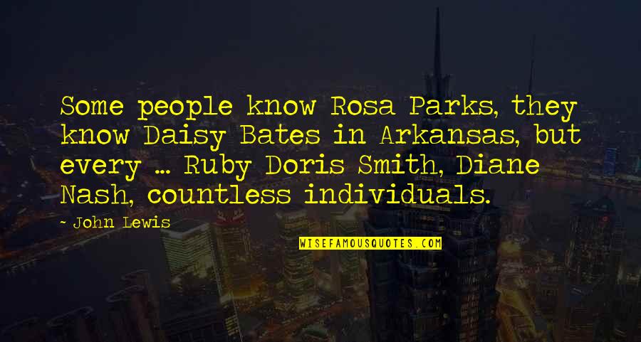 Arkansas's Quotes By John Lewis: Some people know Rosa Parks, they know Daisy Arkansas's Quotes By John Lewis: Some people know Rosa Parks, they know Daisy