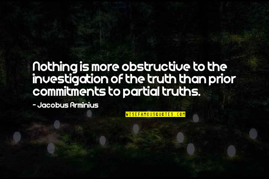 Arminius Quotes By Jacobus Arminius: Nothing is more obstructive to the investigation of