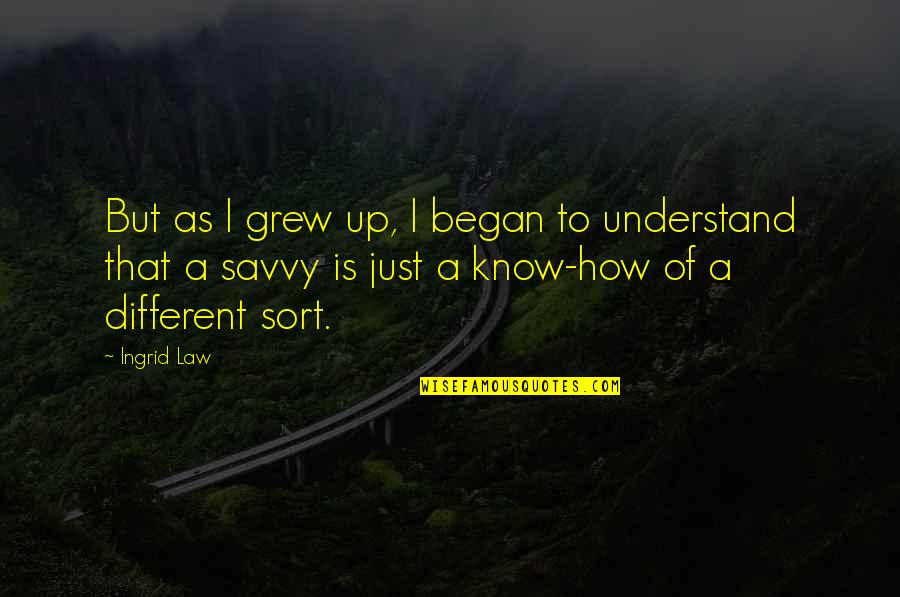 Army Combatives Quotes By Ingrid Law: But as I grew up, I began to