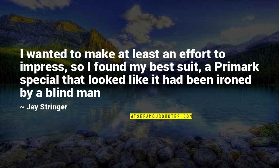 Arnos Voldigod Quotes By Jay Stringer: I wanted to make at least an effort Arnos Voldigod Quotes By Jay Stringer: I wanted to make at least an effort