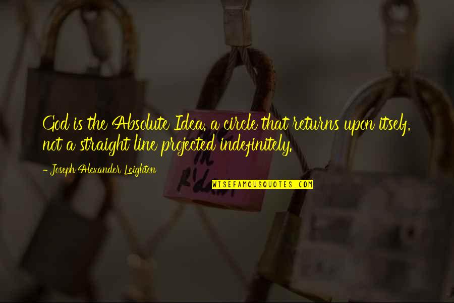 Aromatize Ltd Quotes By Joseph Alexander Leighton: God is the Absolute Idea, a circle that Aromatize Ltd Quotes By Joseph Alexander Leighton: God is the Absolute Idea, a circle that