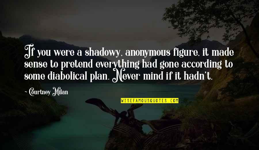 Arquitectonico En Quotes By Courtney Milan: If you were a shadowy, anonymous figure, it