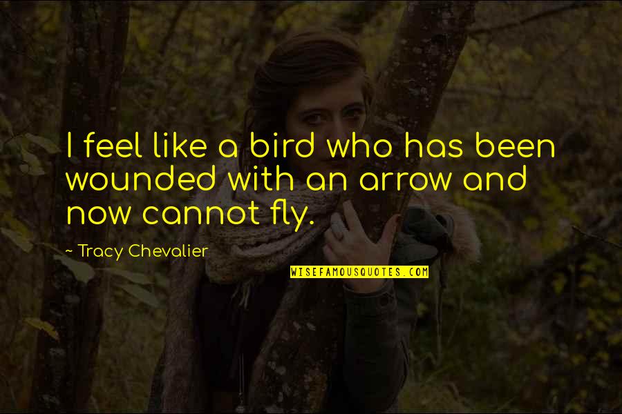 Arremetido Quotes By Tracy Chevalier: I feel like a bird who has been
