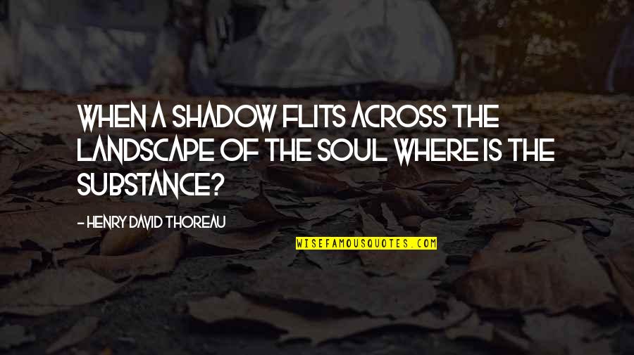 Arrogance And Ego Quotes By Henry David Thoreau: When a shadow flits across the landscape of