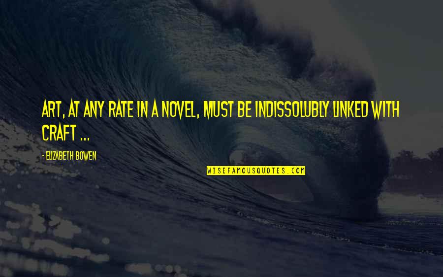 Art And Craft Quotes By Elizabeth Bowen: Art, at any rate in a novel, must Art And Craft Quotes By Elizabeth Bowen: Art, at any rate in a novel, must