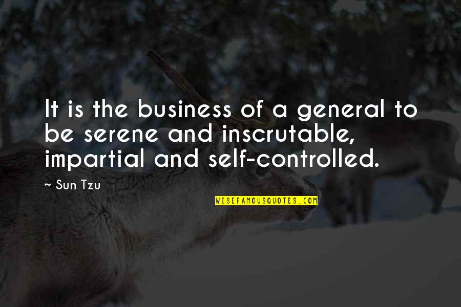 Art And War Quotes By Sun Tzu: It is the business of a general to