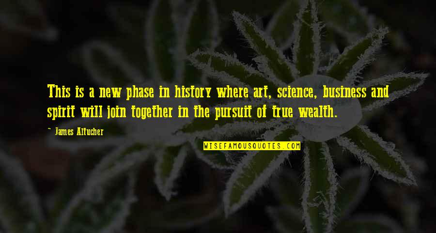 Art History Quotes By James Altucher: This is a new phase in history where