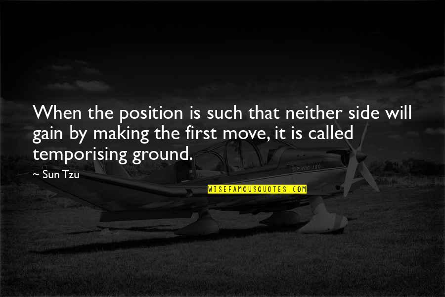 Art Making Quotes By Sun Tzu: When the position is such that neither side Art Making Quotes By Sun Tzu: When the position is such that neither side