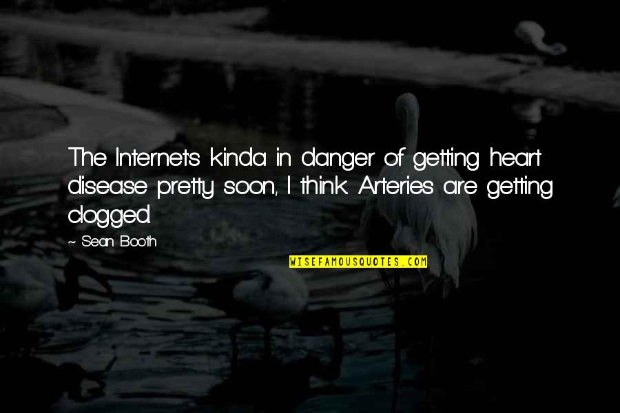 Arteries Quotes By Sean Booth: The Internet's kinda in danger of getting heart